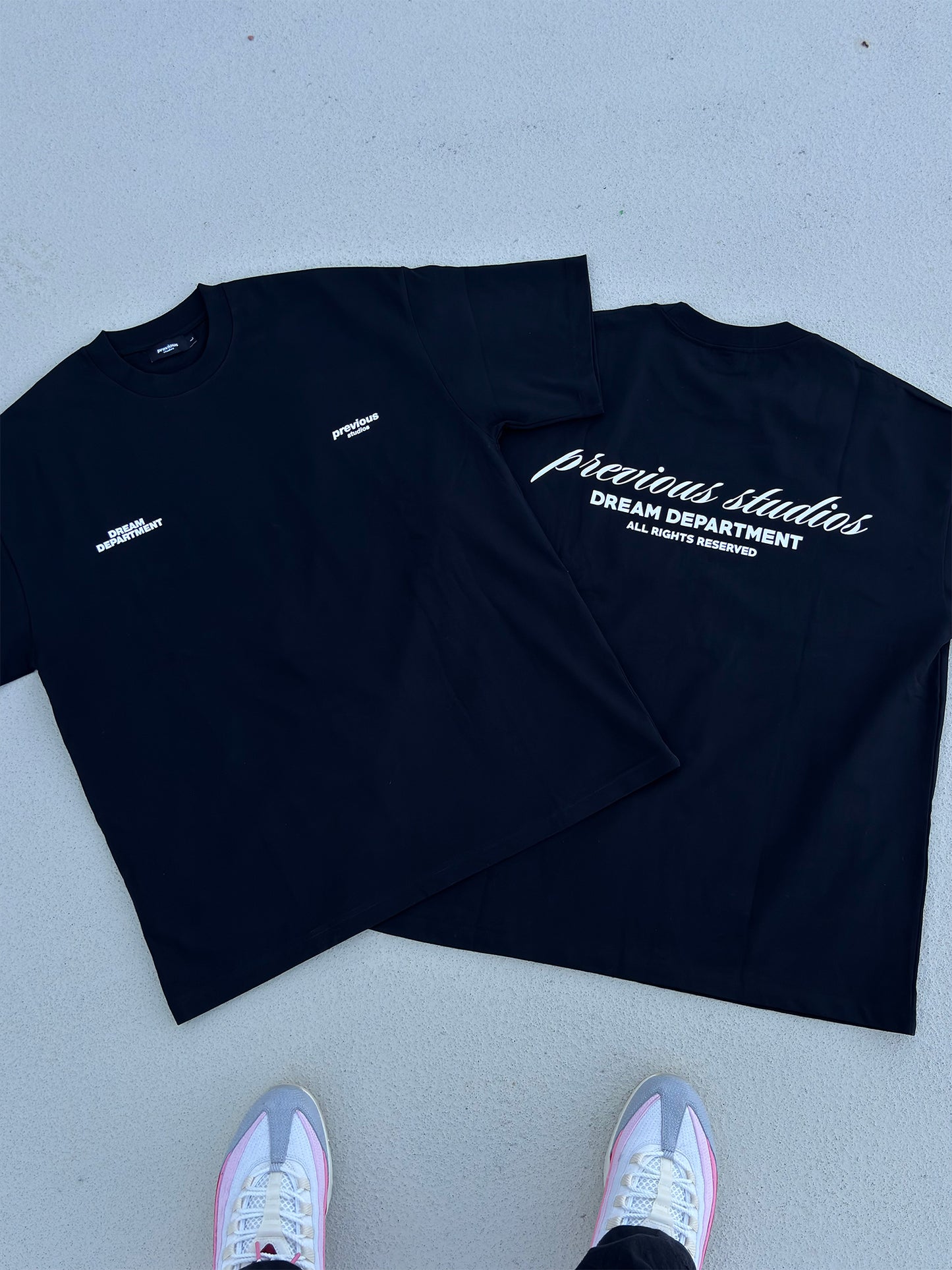 DREAM DEPARTMENT TEE "BLACK"
