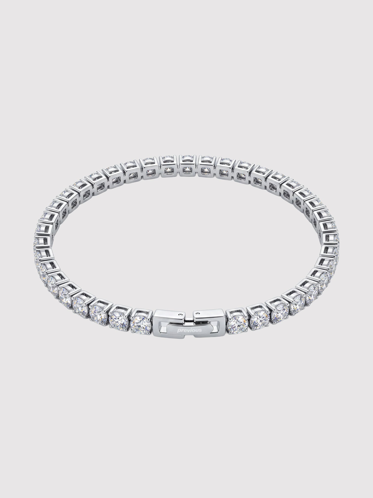 Crystal Tennis Silber