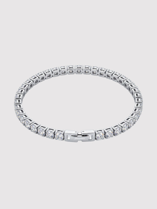 Crystal Tennis Silber