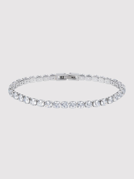 Crystal Tennis Silber