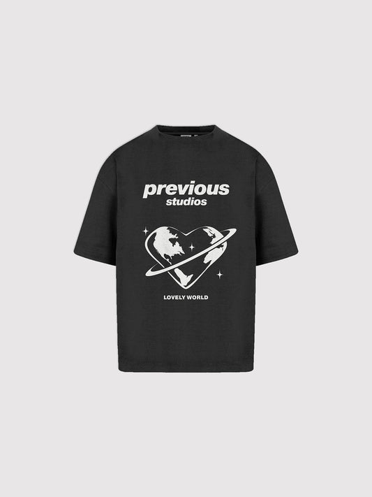 LOVELY WORLD TEE "BLACK"