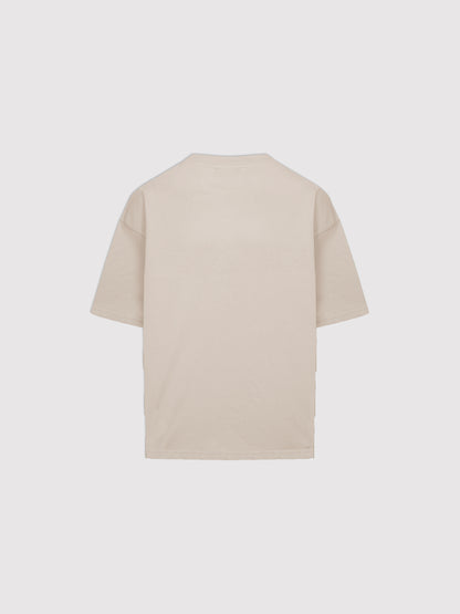 LOVELY WORLD TEE "SAND"