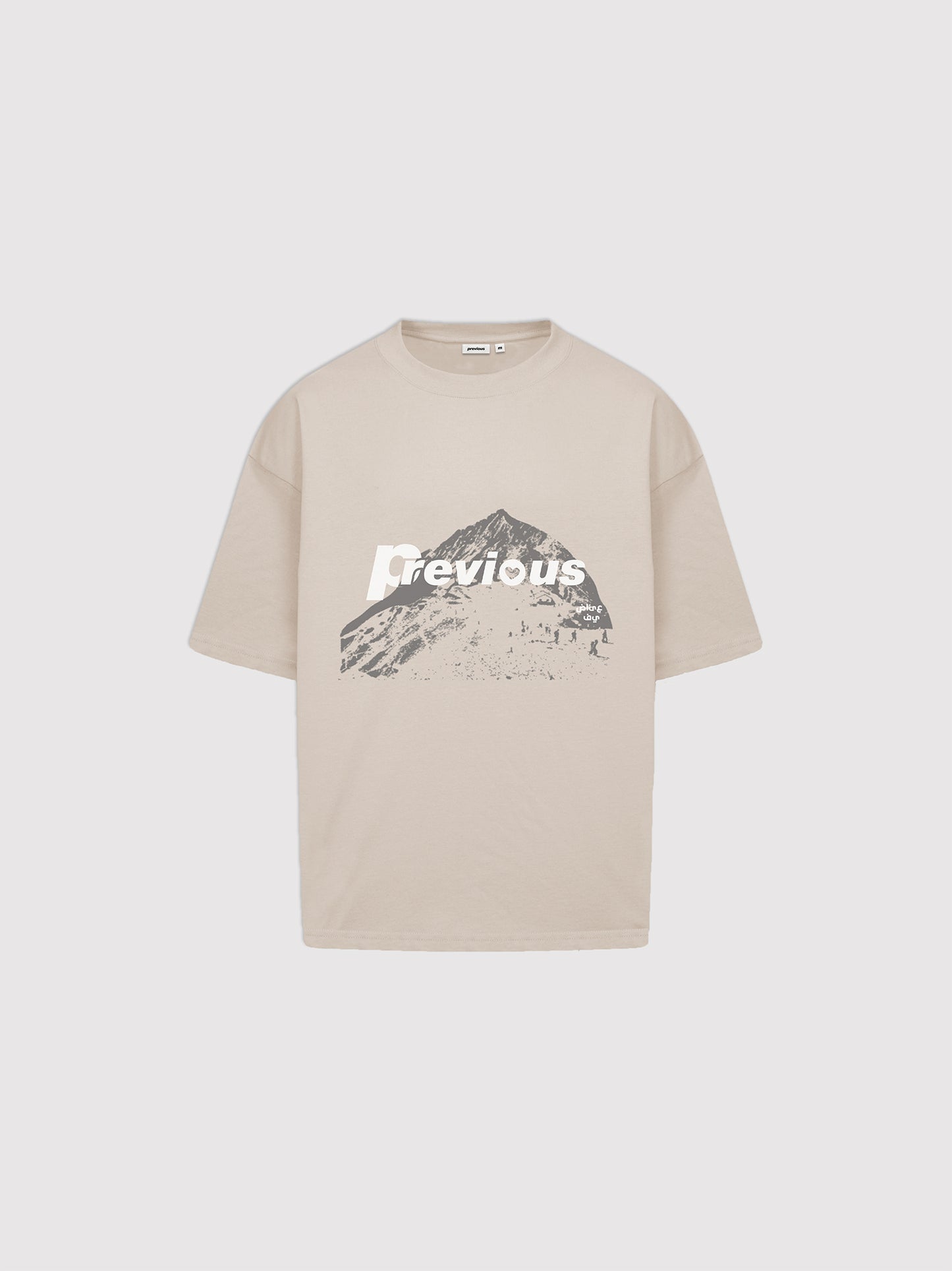 LOVELY WORLD TEE "SAND"