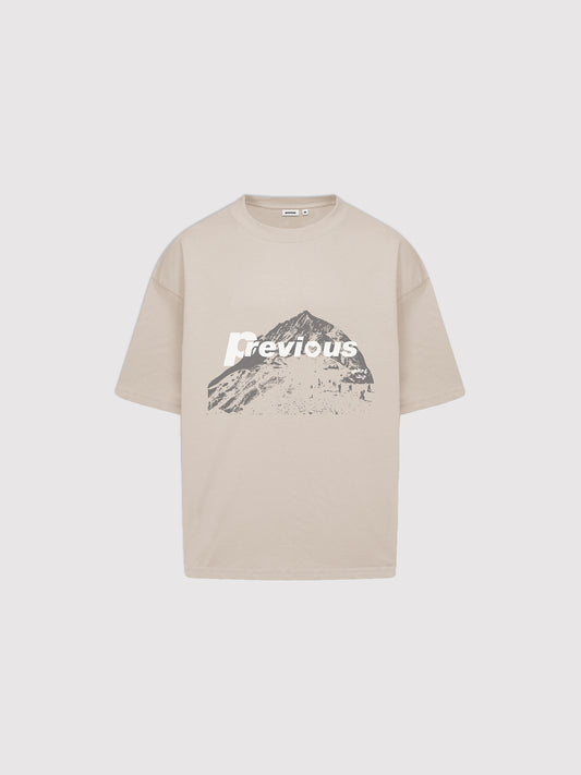 LOVELY WORLD TEE "SAND"