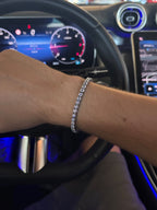 Crystal Tennis Silber