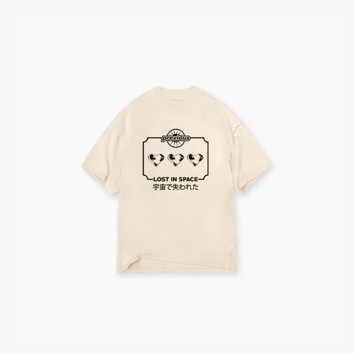 LOST IN SPACE TEE CREAM